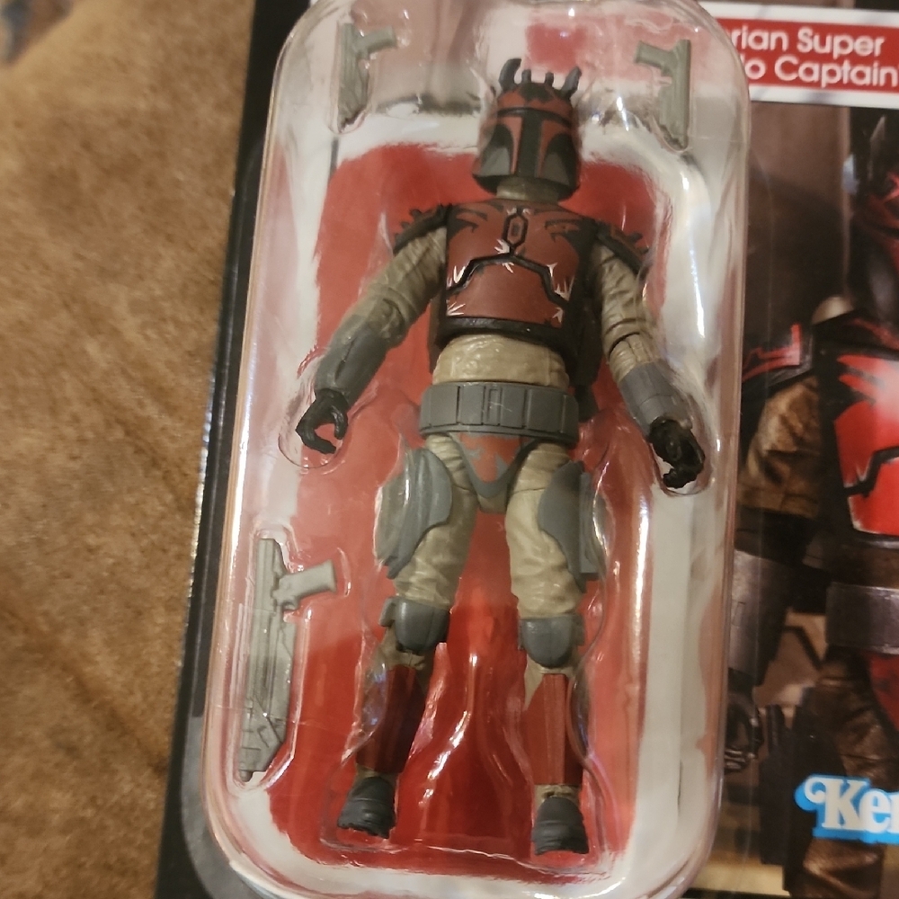 Adidas Clone Wars Mandalorian Action Figure Red and Black 4 Inch - Picture 5 of 6